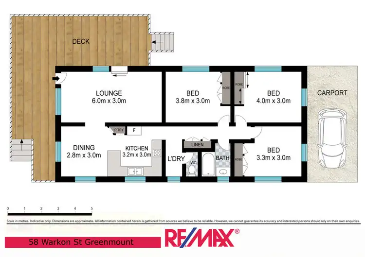 Floorplan of Homely house listing, 58 Warkon Street, Greenmount QLD 4359