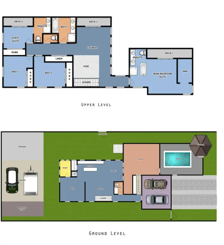 Floorplan of Homely house listing, 49 Sunset Way, Cooroibah QLD 4565