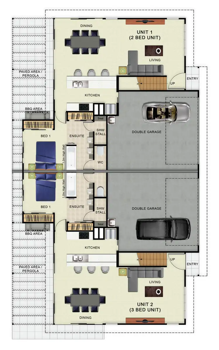 Floorplan of Homely unit listing, 2/3 Riverstone Court, Tewantin QLD 4565