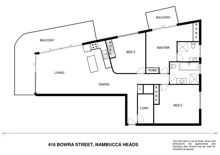 Floorplan of Homely unit listing, 4/6 Bowra Street, Nambucca Heads NSW 2448