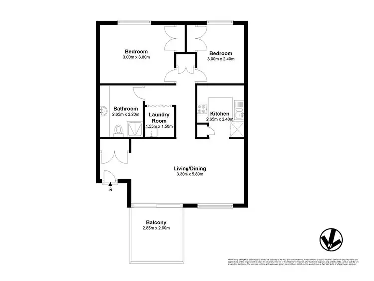 Floorplan of Homely unit listing, 3/20 Queen Street, Goodna QLD 4300