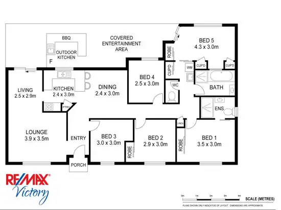 Floorplan of Homely house listing, 12 Connor Cres, Caboolture QLD 4510