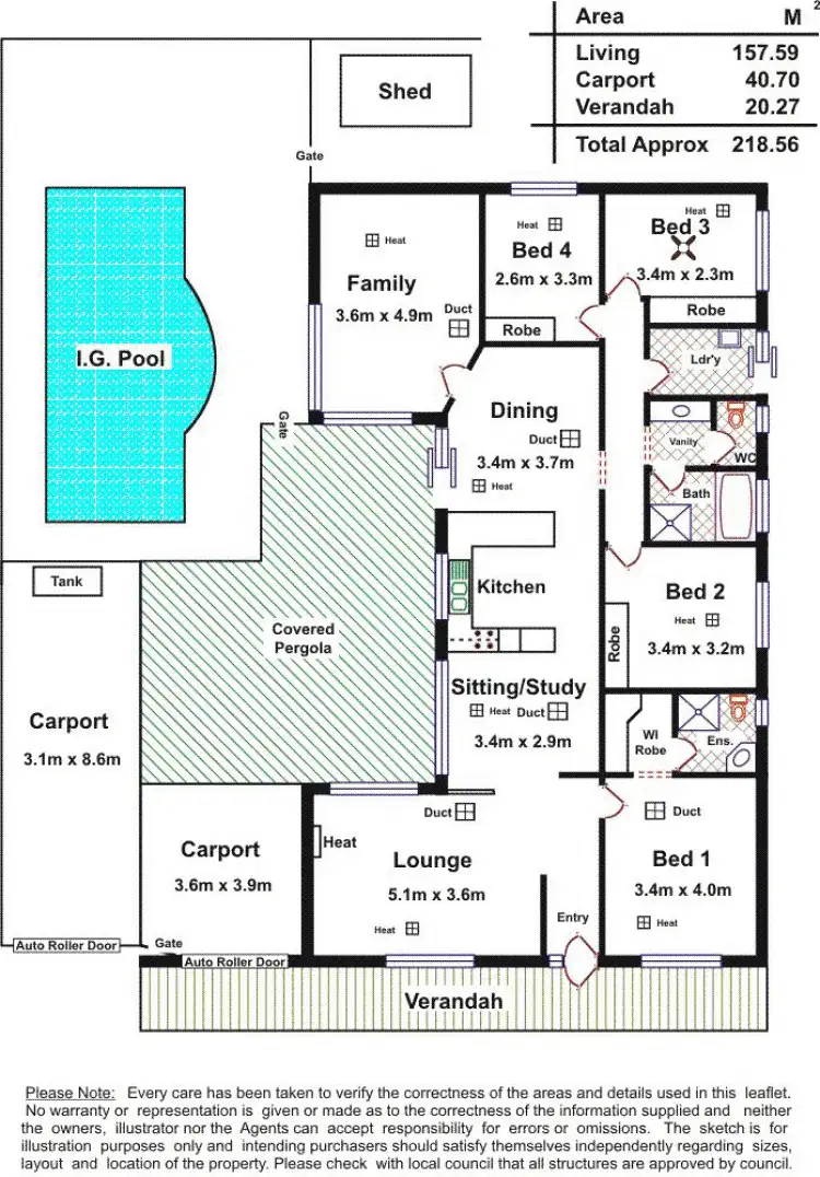 Floorplan of Homely house listing, 38 Magdalena Crescent, Paralowie SA 5108