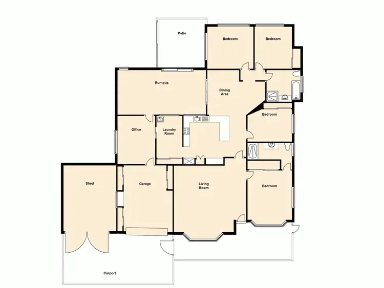 Floorplan of Homely house listing, 3 Hancock Street, Caboolture QLD 4510