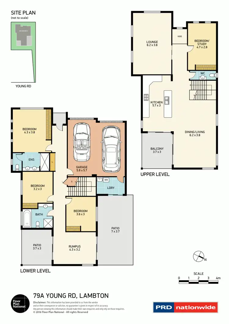 Floorplan of Homely house listing, 79A Young Road, Lambton NSW 2299
