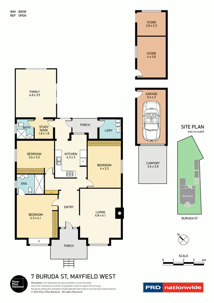 Floorplan of Homely house listing, 7 Buruda Street, Mayfield West NSW 2304