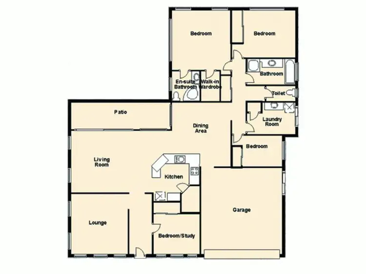 Floorplan of Homely house listing, 4 Tenzing Court, Warner QLD 4500