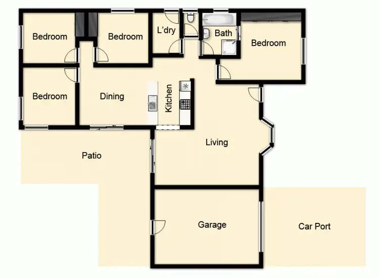 Floorplan of Homely house listing, 3 Noble Court, Warner QLD 4500