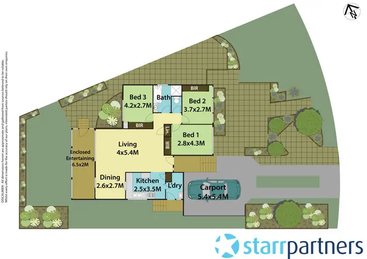Floorplan of Homely house listing, 3 Gathrey Crescent, Kings Langley NSW 2147