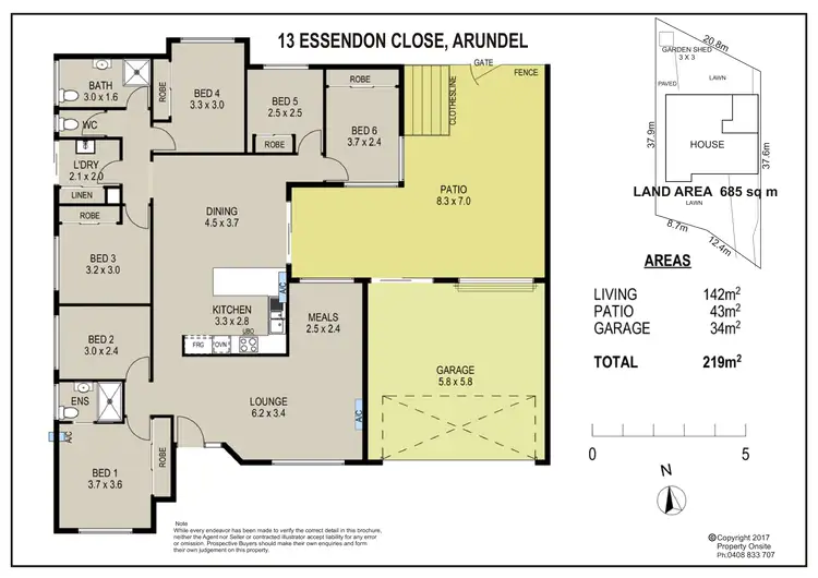 Floorplan of Homely house listing, 13 Essendon Close, Arundel QLD 4214