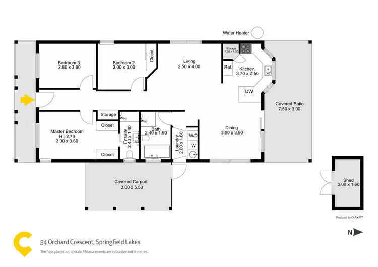 Floorplan of Homely house listing, z54 Orchard Cres, Springfield Lakes QLD 4300
