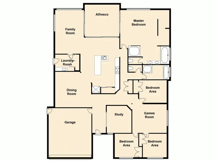 Floorplan of Homely house listing, 3 Unley Place, Forest Lake QLD 4078