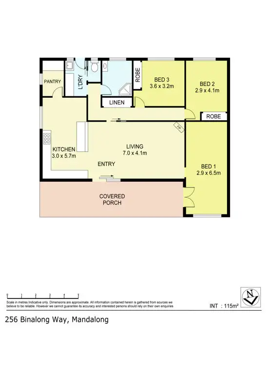 Floorplan of Homely rural property listing, 256 Binalong Way, Mandalong NSW 2264
