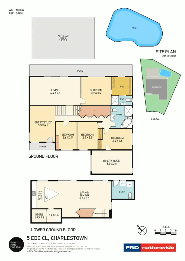 Floorplan of Homely house listing, 5 Ede Close, Charlestown NSW 2290