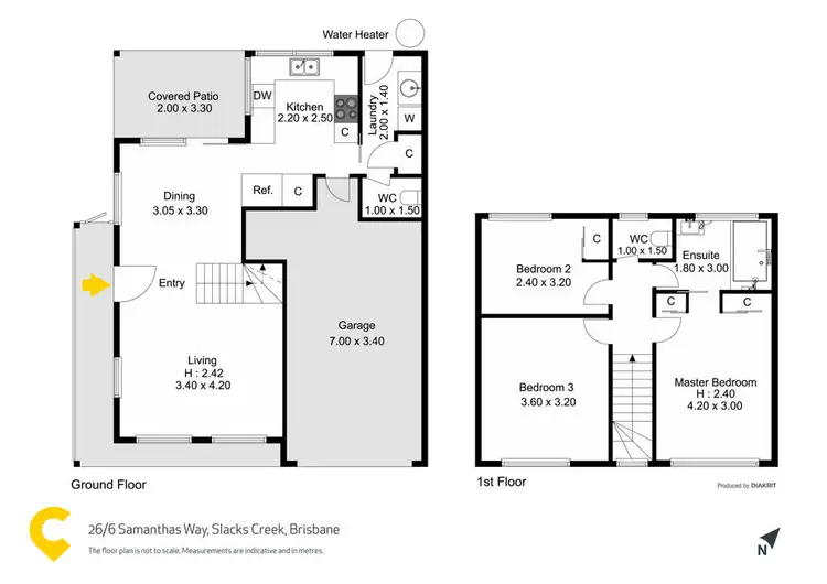 Floorplan of Homely unit listing, 26/6 Samanthas Way, Slacks Creek QLD 4127