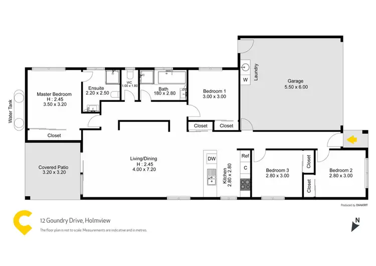 Floorplan of Homely house listing, 12 Goundry Drive, Holmview QLD 4207