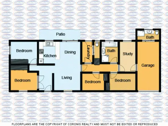 Floorplan of Homely house listing, 16 Donnington St, Carindale QLD 4152
