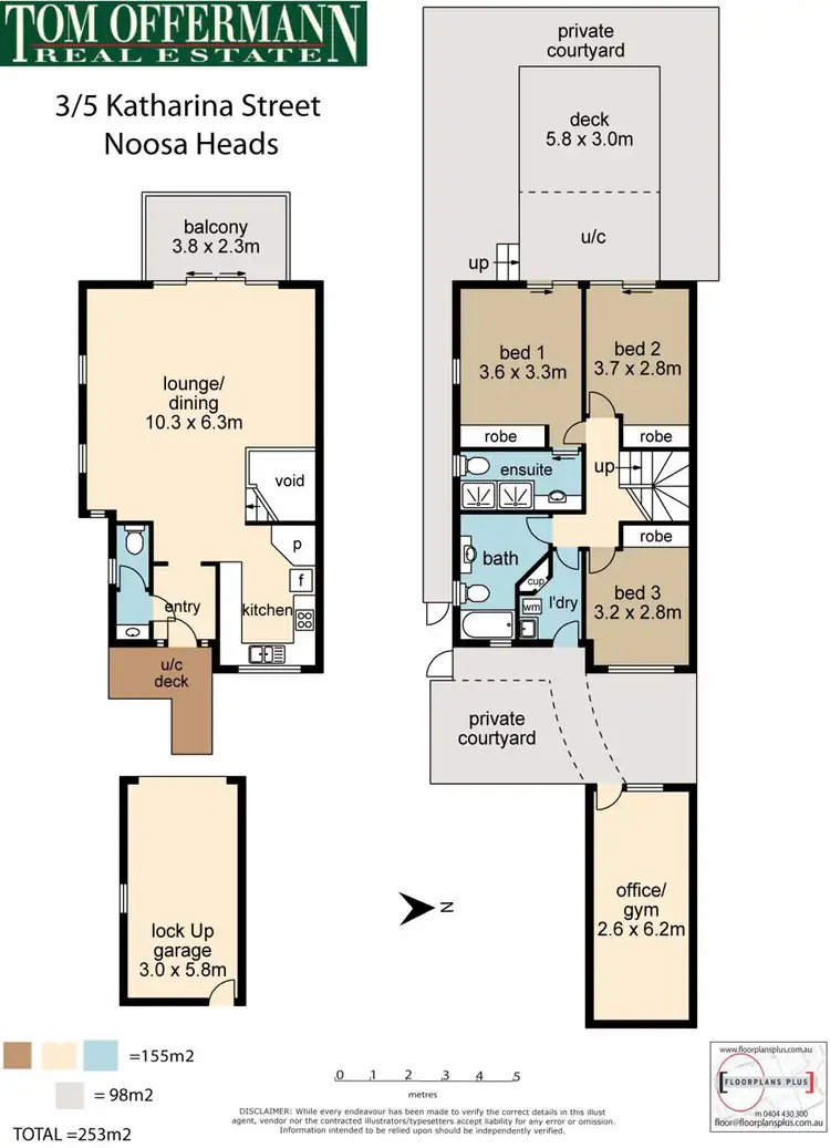 Floorplan of Homely unit listing, 3/5 Katharina St, Noosa Heads QLD 4567