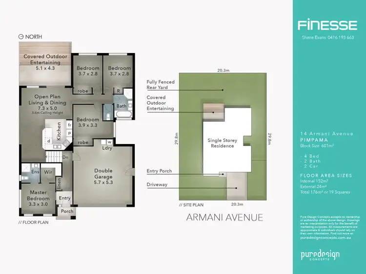 Floorplan of Homely house listing, 14 Armani Avenue, Pimpama QLD 4209