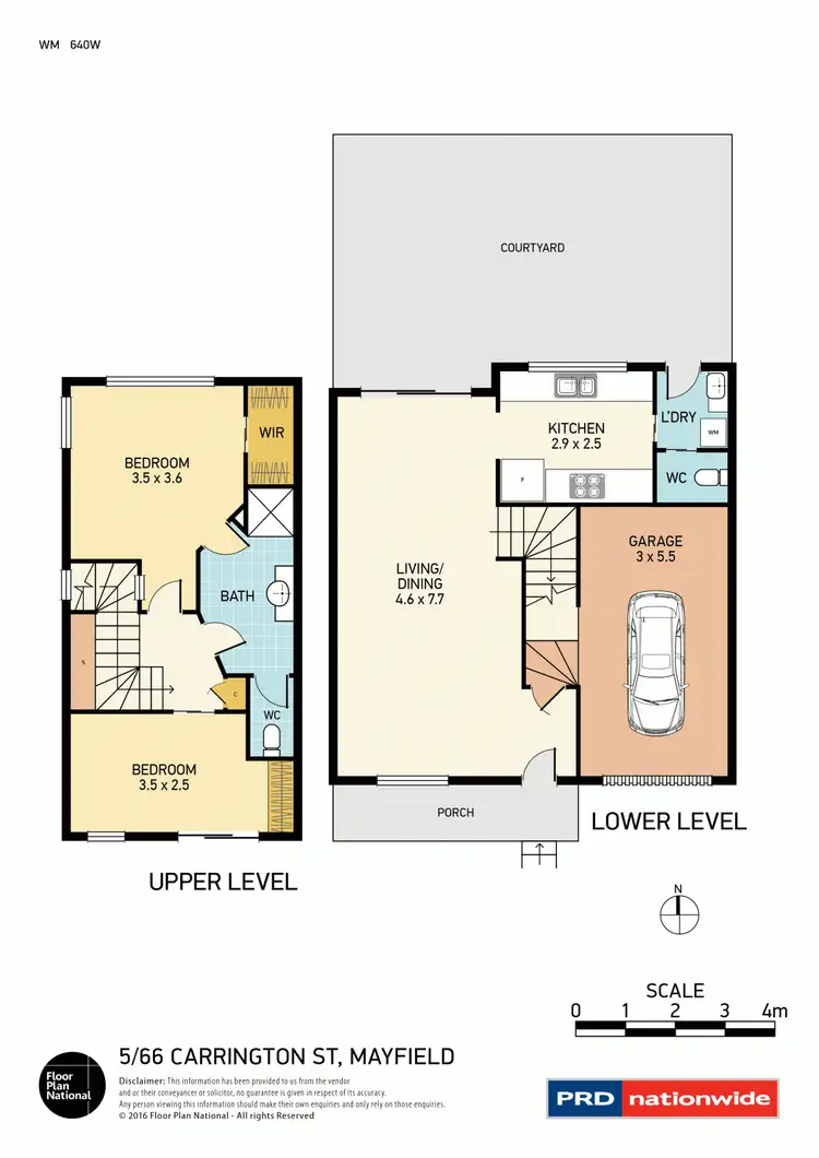 Floorplan of Homely house listing, 5/66 Carrington Street, Mayfield NSW 2304