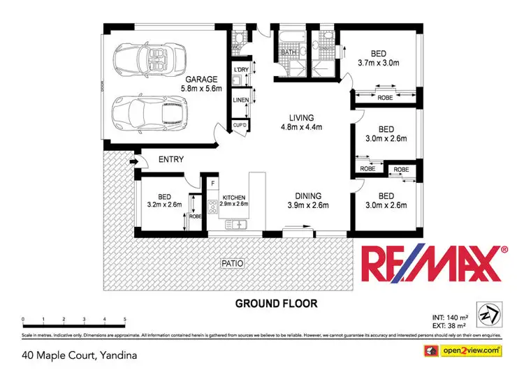 Floorplan of Homely house listing, 40 Maple Court, Yandina QLD 4561