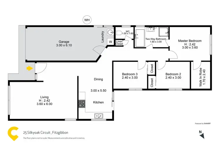 Floorplan of Homely house listing, 25 Silkyoak Circuit, Fitzgibbon QLD 4018