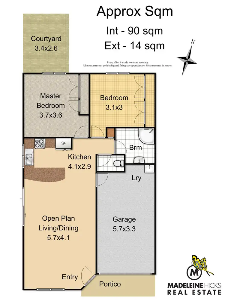 Floorplan of Homely house listing, 1/30 Gordon Parade, Everton Park QLD 4053