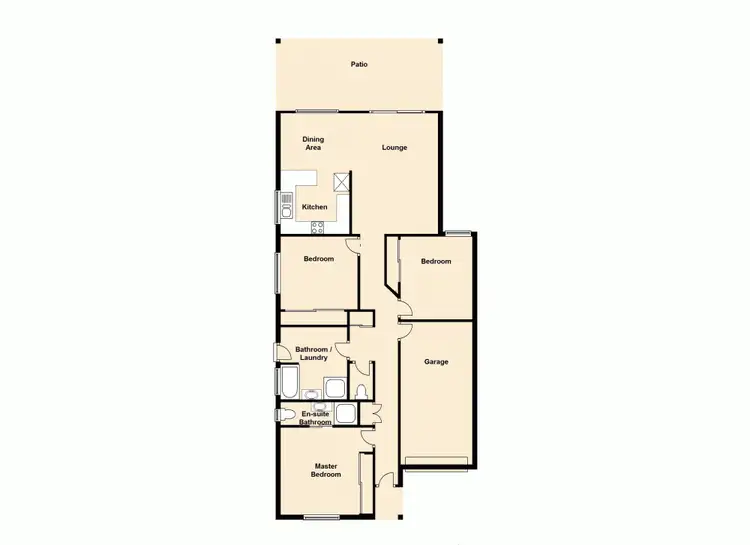 Floorplan of Homely villa listing, 47/100 Webster Road, Deception Bay QLD 4508