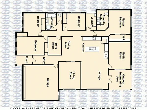 Floorplan of Homely house listing, 40 Baphal Crescent, Narangba QLD 4504