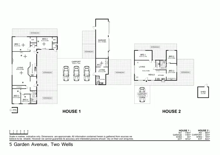 Floorplan of Homely house listing, 5 Garden Avenue, Two Wells SA 5501