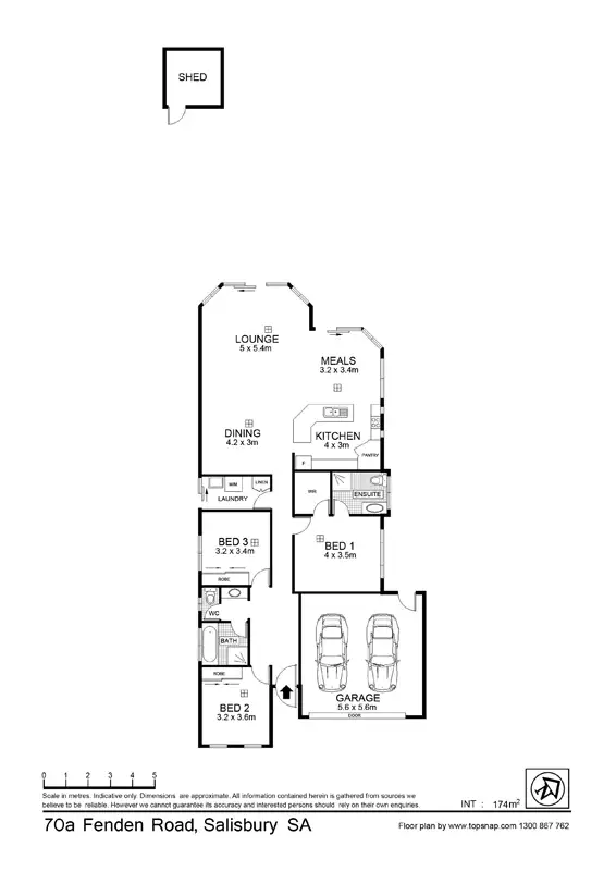 Floorplan of Homely house listing, 70A Fenden  Rd, Salisbury SA 5108