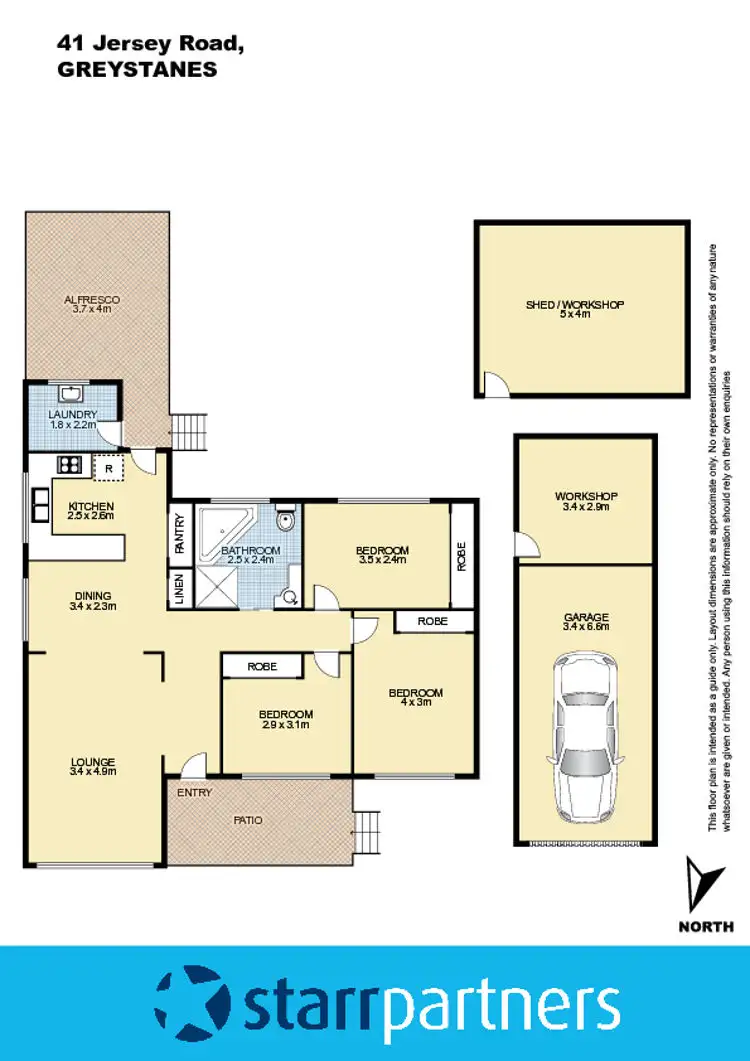 Floorplan of Homely house listing, 41 Jersey Road, Greystanes NSW 2145