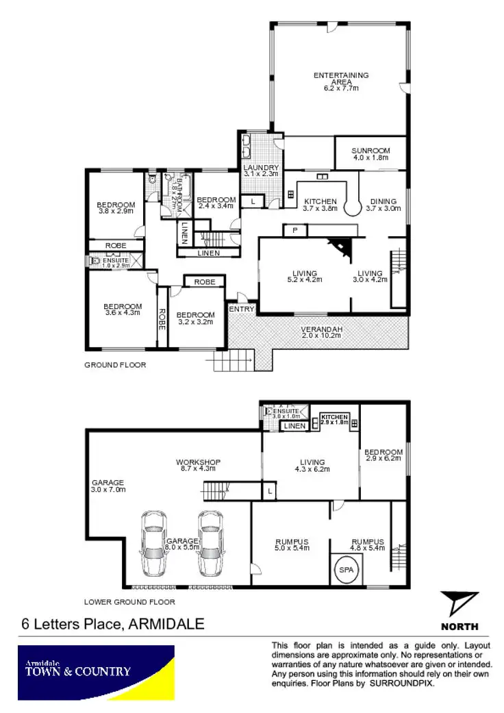 Floorplan of Homely house listing, 6 Letters Place, Armidale NSW 2350