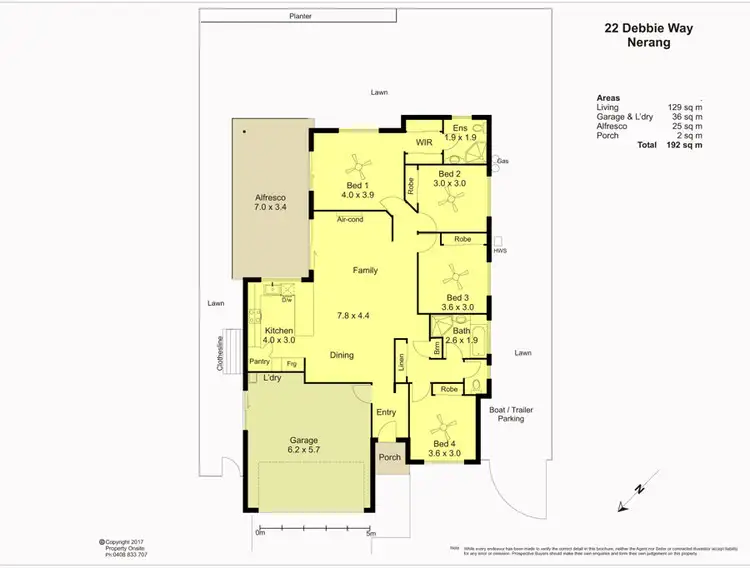 Floorplan of Homely house listing, 22 Debbie Way, Nerang QLD 4211