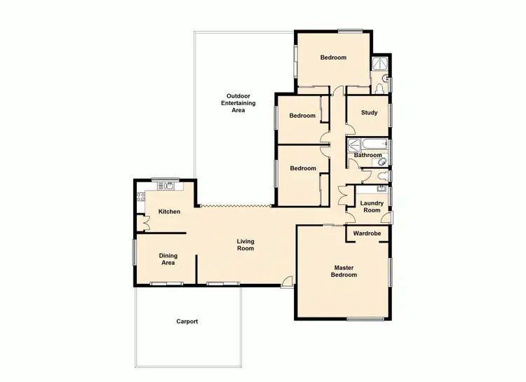 Floorplan of Homely house listing, 32 Wenlock Crescent, Springwood QLD 4127