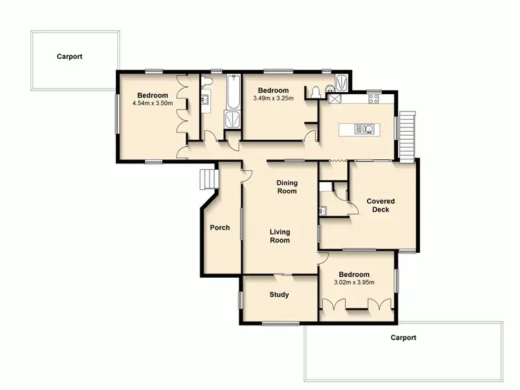 Floorplan of Homely house listing, 43 Rolleston Street, Keperra QLD 4054