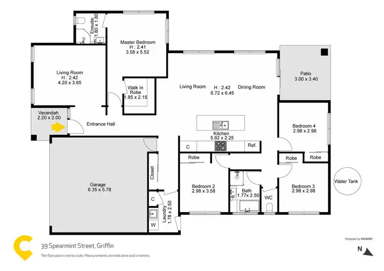 Floorplan of Homely house listing, 39 Spearmint Street, Griffin QLD 4503