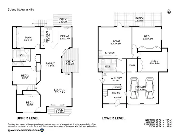 Floorplan of Homely house listing, 2 Jane St, Arana Hills QLD 4054