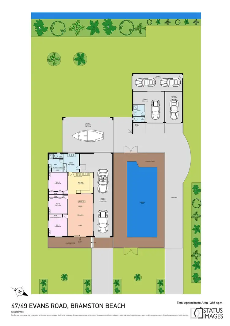 Floorplan of Homely house listing, 47-49 Evans Road, Bramston Beach QLD 4871