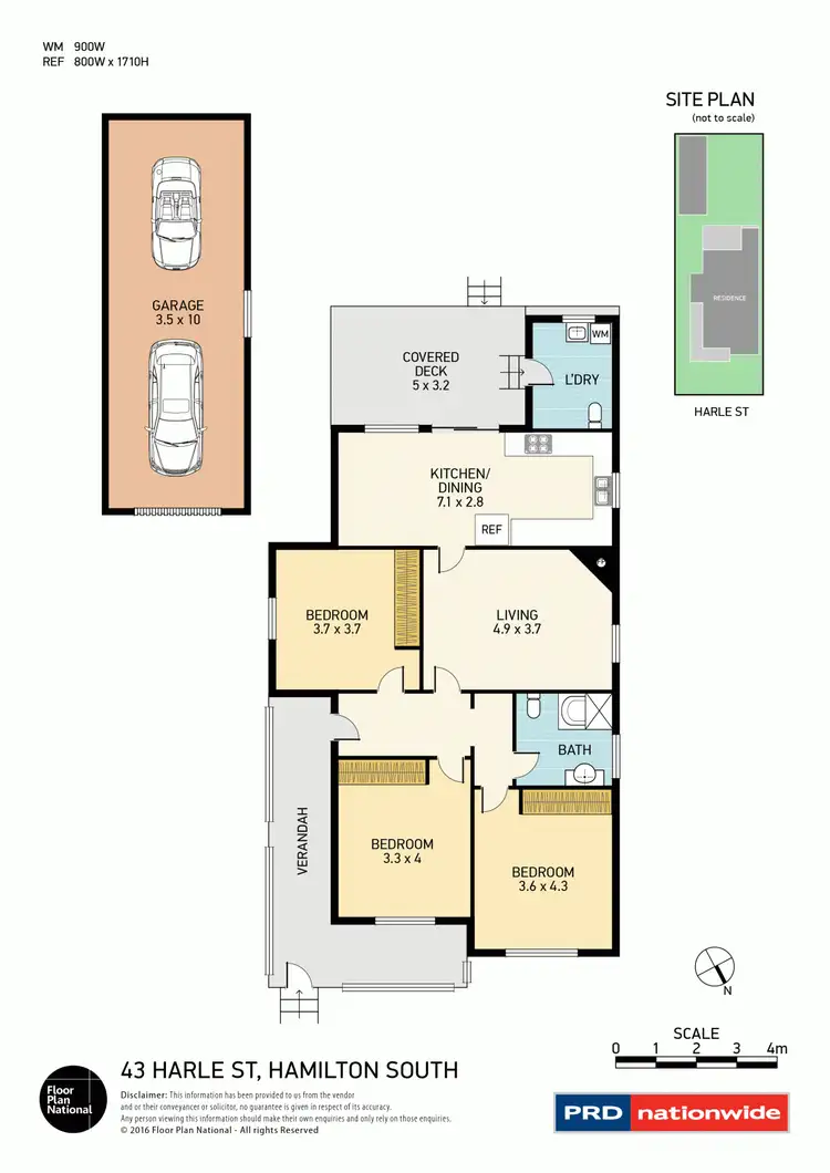 Floorplan of Homely house listing, 43 Harle Street, Hamilton South NSW 2303