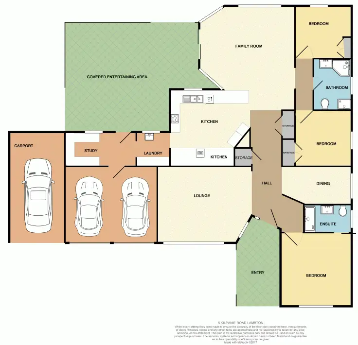 Floorplan of Homely house listing, 5 Kilpanie Road, Lambton NSW 2299