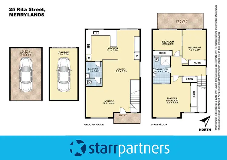 Floorplan of Homely house listing, 25 Rita Street, Merrylands NSW 2160
