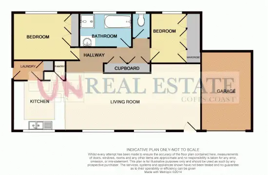 Floorplan of Homely unit listing, 1/2 Wirrabilla Drive, Toormina NSW 2452