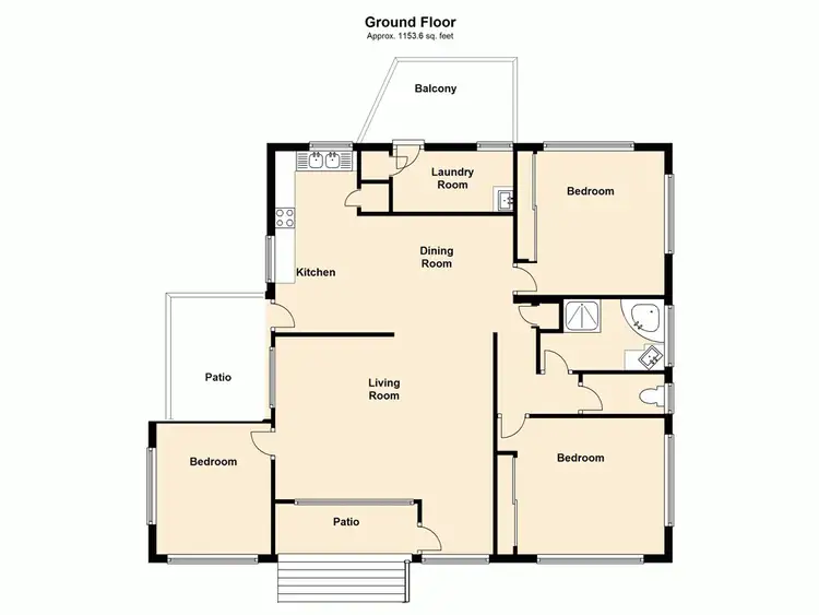 Floorplan of Homely house listing, 1 Crest Street, Kallangur QLD 4503