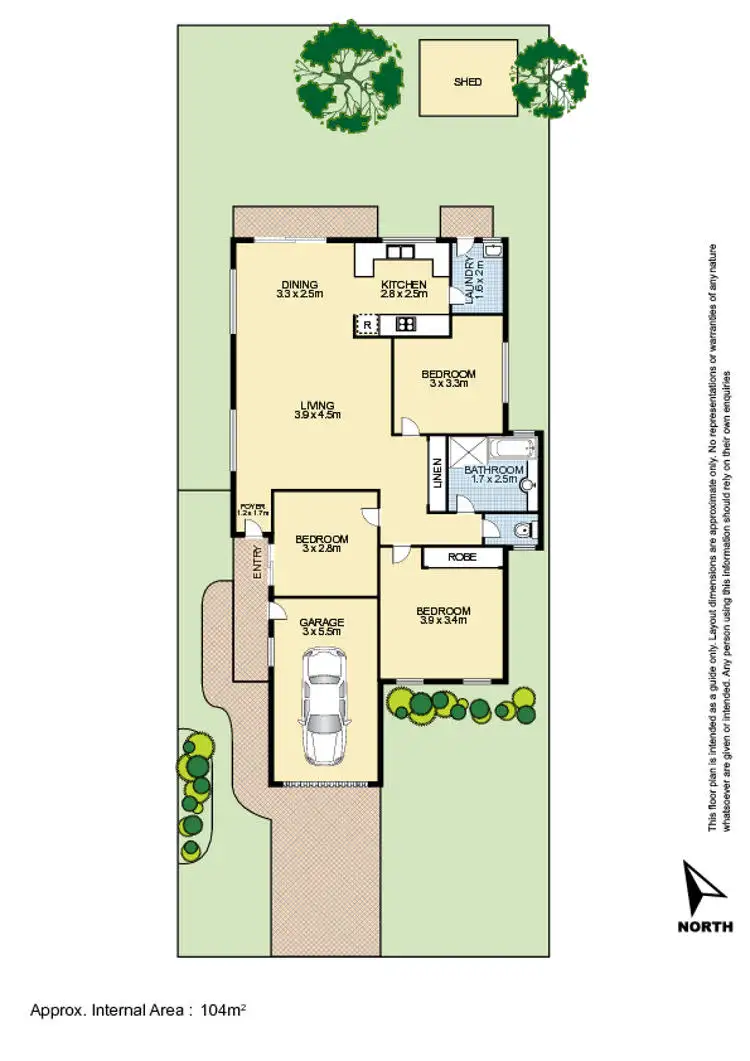 Floorplan of Homely house listing, 18 Newnham Street, Dean Park NSW 2761