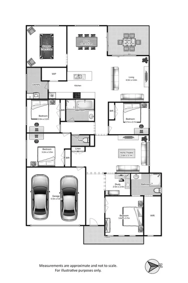 Floorplan of Homely house listing, 6 Seton St, Oran Park NSW 2570