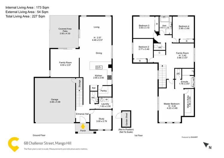 Floorplan of Homely house listing, 68 Challenor Street, Mango Hill QLD 4509