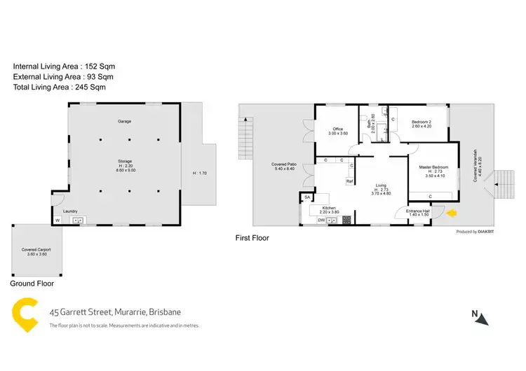 Floorplan of Homely house listing, 45 Garrett Street, Murarrie QLD 4172