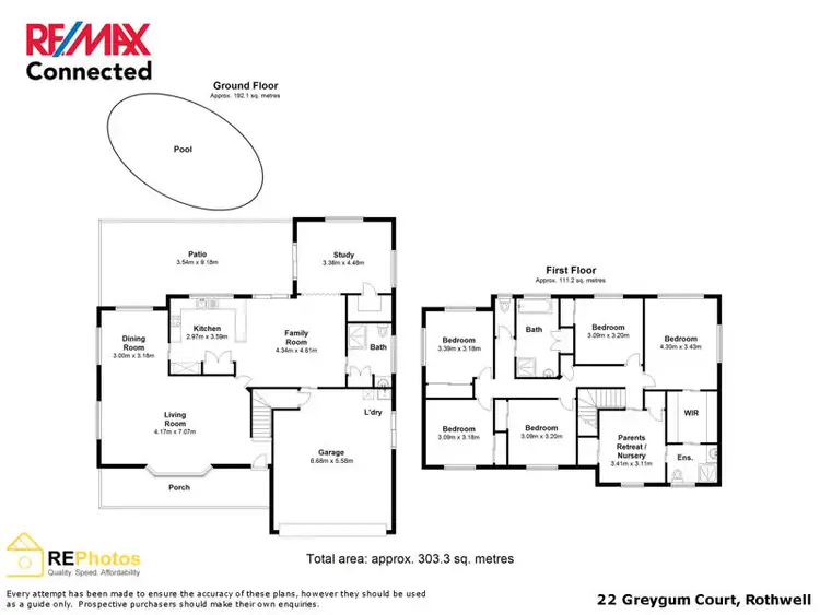 Floorplan of Homely house listing, 22 Greygum Ct, Rothwell QLD 4022