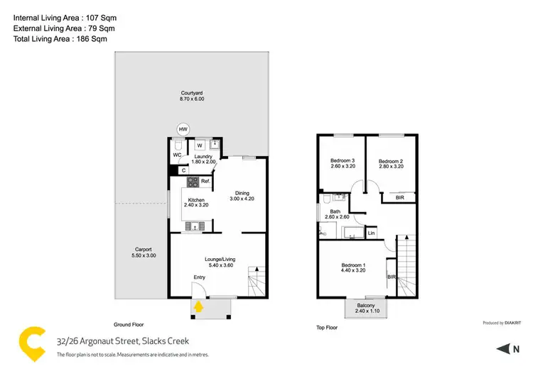 Floorplan of Homely unit listing, 32/26 Argonaut Street, Slacks Creek QLD 4127